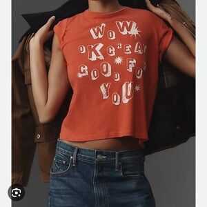 MOTHER red Graphic Tee